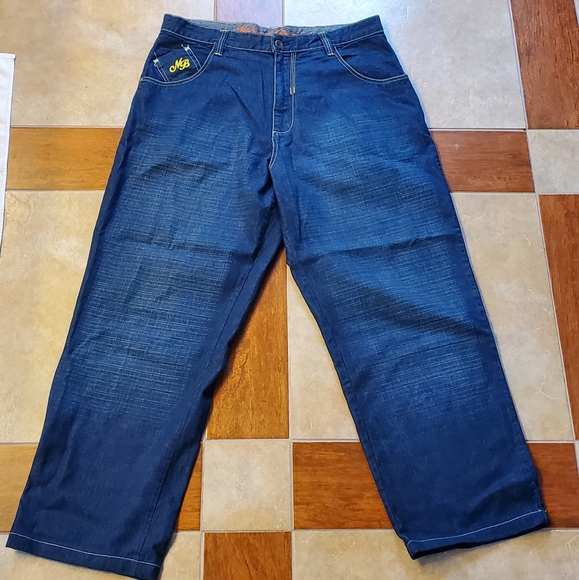 2pac Makaveli holographic pocket jeans - Picture 2 of 6